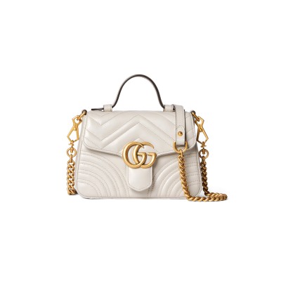 GUCCI GG MARMONT MINI TOP HANDLE BAG ‎‎‎547260AABZC1712 (21*15.5*8cm)